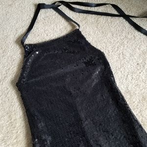Sequin Halter  Dress